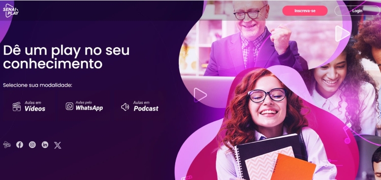 Cursos e conteúdos online do SENAI Play